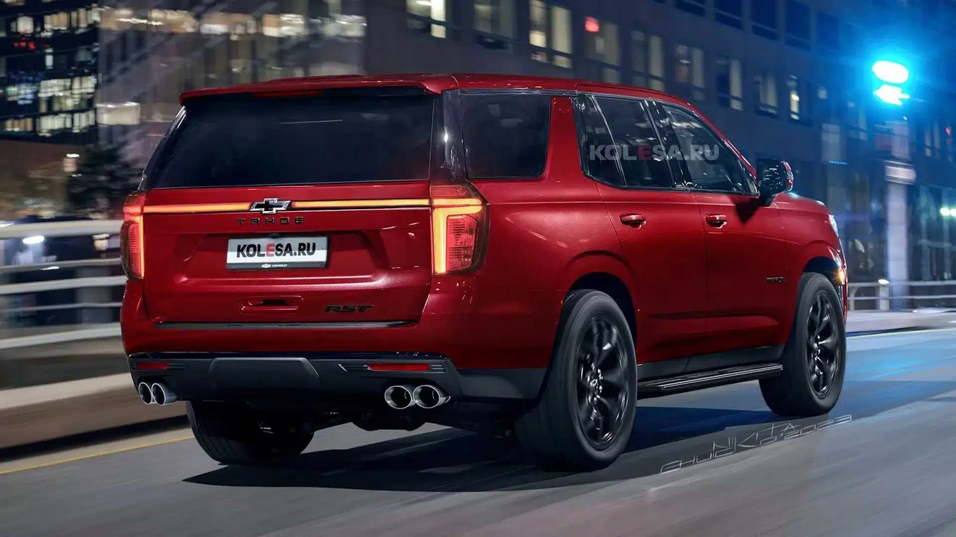 Chevrolet Tahoe 2024 por detras