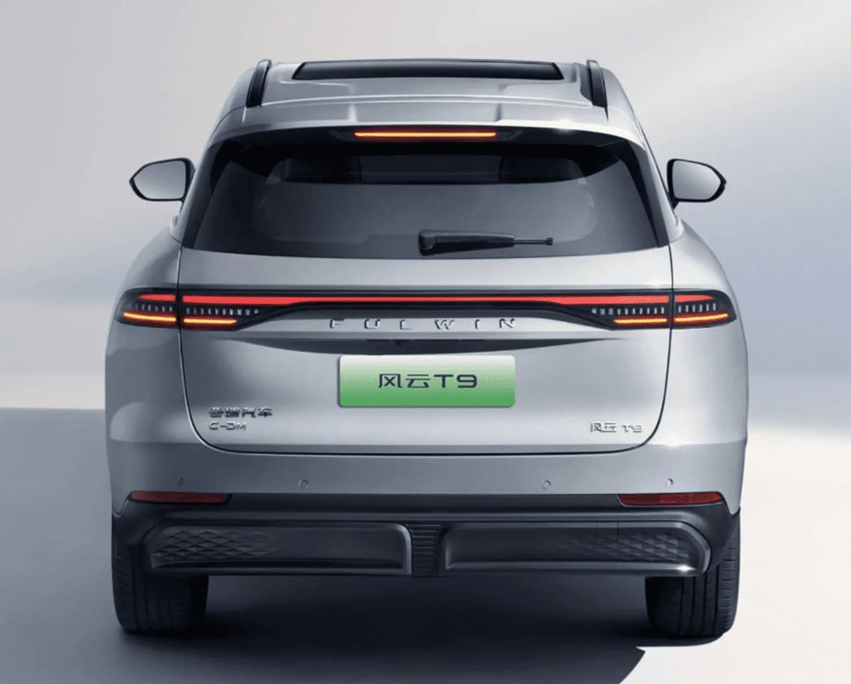 Chery Fulwin T9 por detrás
