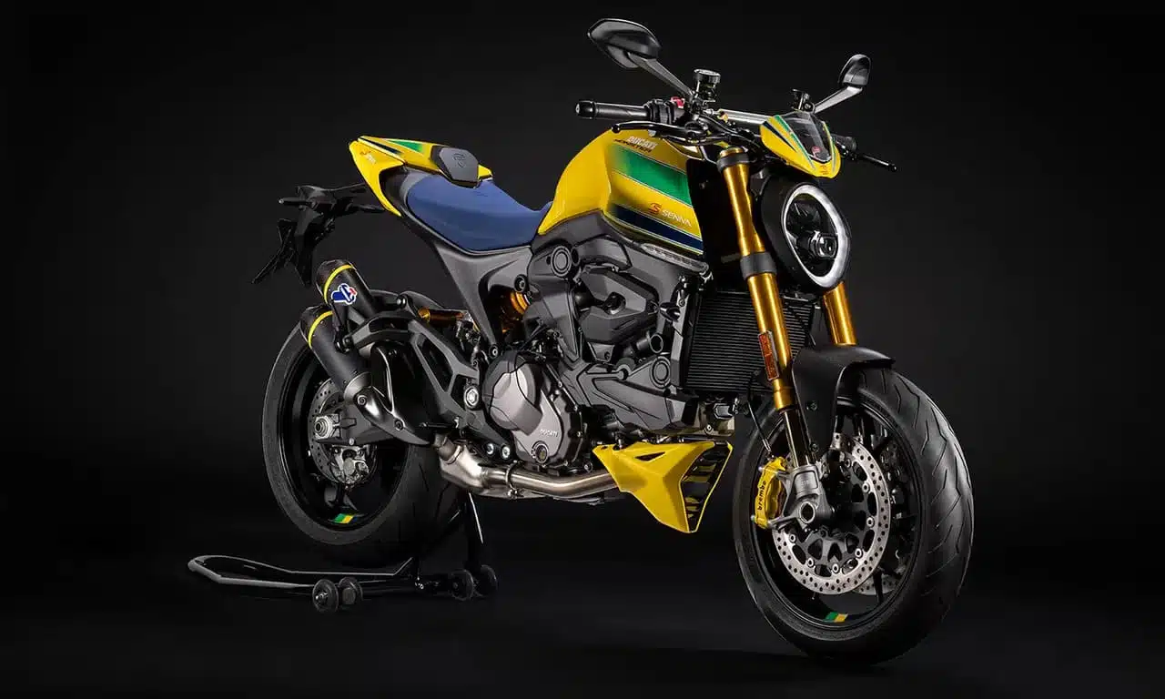 Ducati Monster Ayrton Senna 900 frente