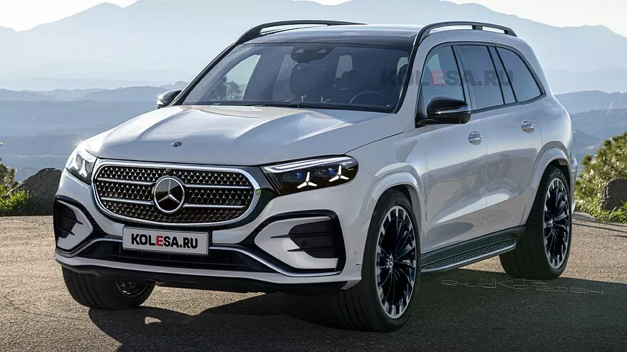 El Mercedes-Benz GLS 2026 Tendrá la Estrella en sus Foros 2 Mercedes-Benz GLS 2026 -render