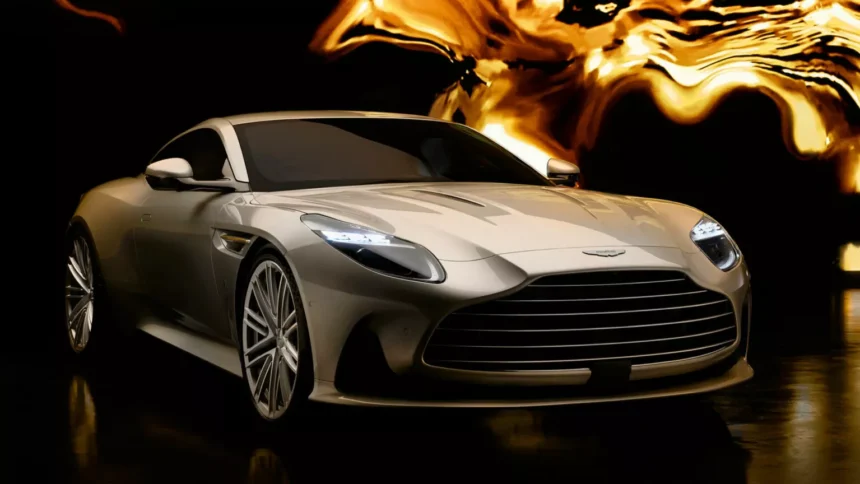 Aston Martin DB12 Goldfinger: Homenaje en oro de 18k para fans de James Bond