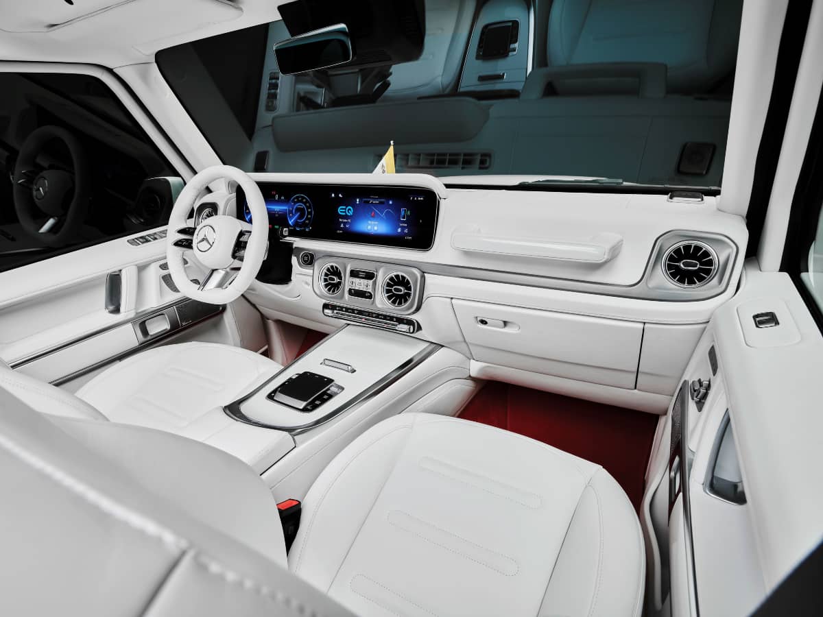 Mercedes Benz Clase G EQ Papamovil 003 Papamóvil 100% Eléctrico interior