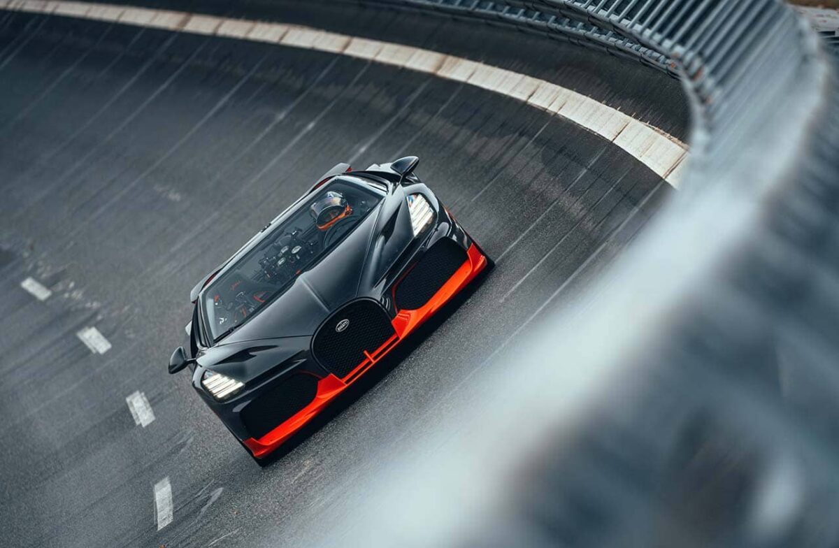 BUGATTI W16 Mistral World Record 001 Récord de Velocidad para el Bugatti W16 Mistral