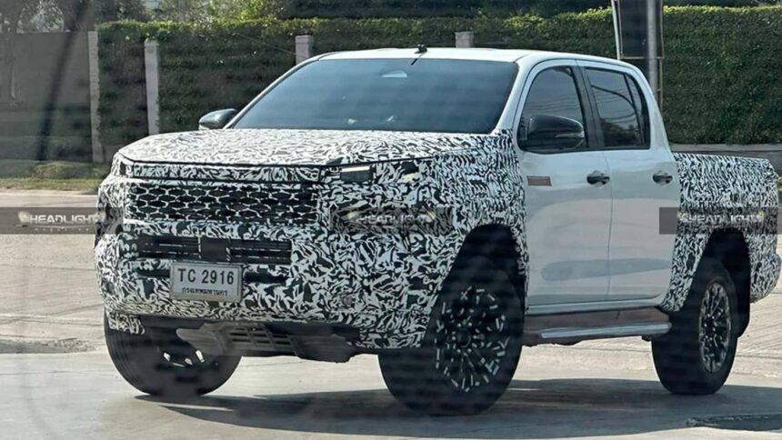 Imágenes Iniciales: Toyota Hilux 2026 Realiza Pruebas en Tailandia