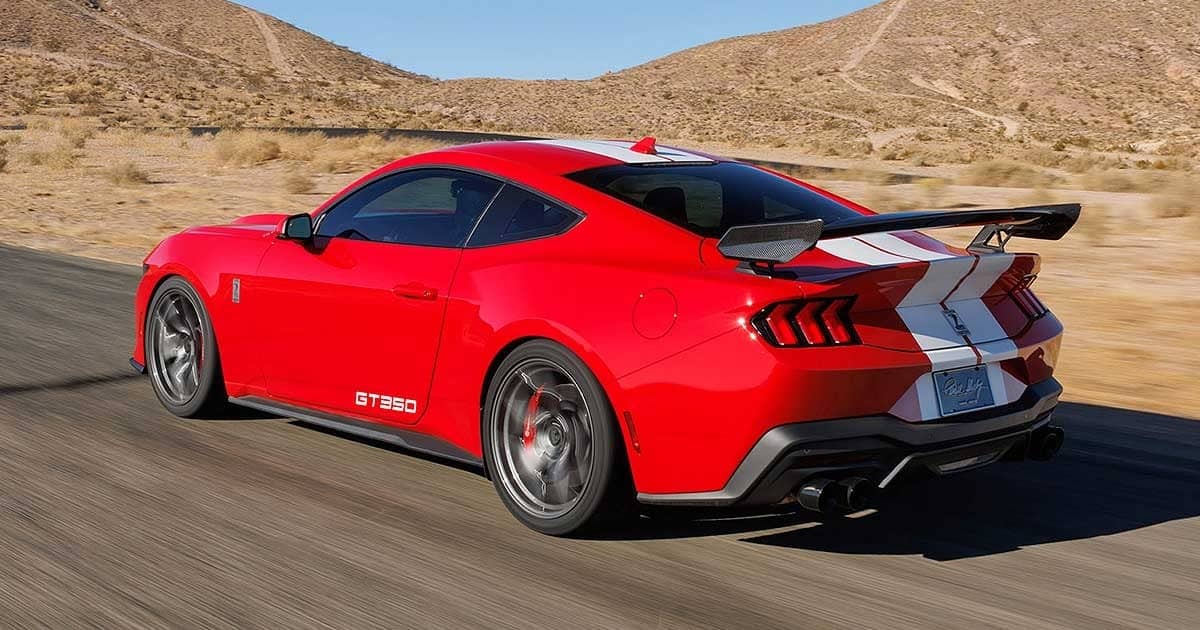 Shelby GT350 2025 001 Shelby GT350 2025 rojo