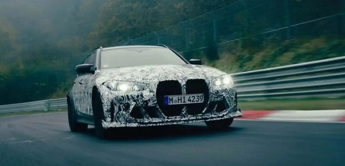 BMW M3 CS Touring teaser port BMW M3 CS Touring
