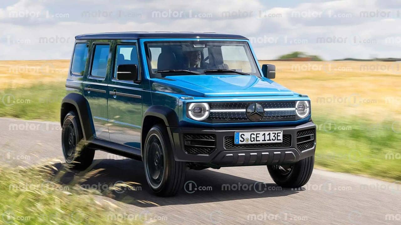 Adiós al Mercedes Clase A: El Giro Hacia la Baby G 4 Mercedes Benz Baby g-Class Eléctrico render