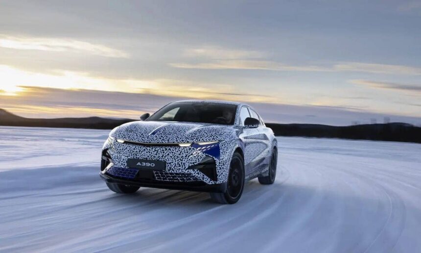 Alpine A390: Imágenes del Eléctrico en Pruebas de Invierno + Video