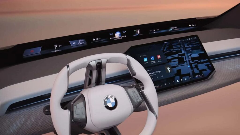 BMW Panoramic Vision: La Revolución del Infoentretenimiento Automotriz 2 BMW Panoramic Vision vista diagonal