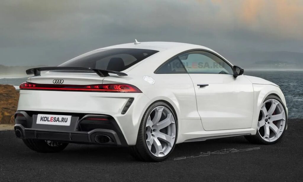El regreso del Audi TT: ¿Cómo sería Eléctrico? Estos renders lo imaginan 2 Audi TT eléctrico por detrás