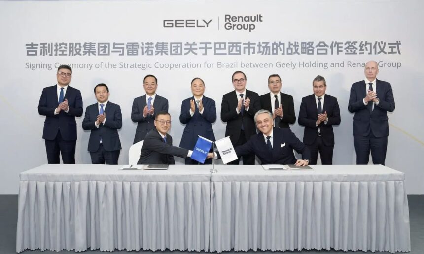 Renault y Geely Colaboran en Brasil para Producir Vehículos Eléctricos y Híbridos