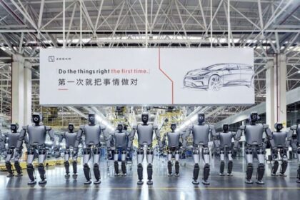 Robots Humanoides Operan Fábrica de Autos de Zeekr