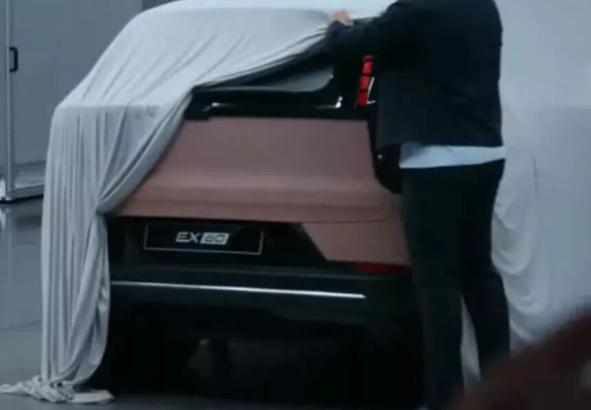 ¡Volvo revela un avance del EX60 eléctrico antes de lo previsto! Conoce los detalles.