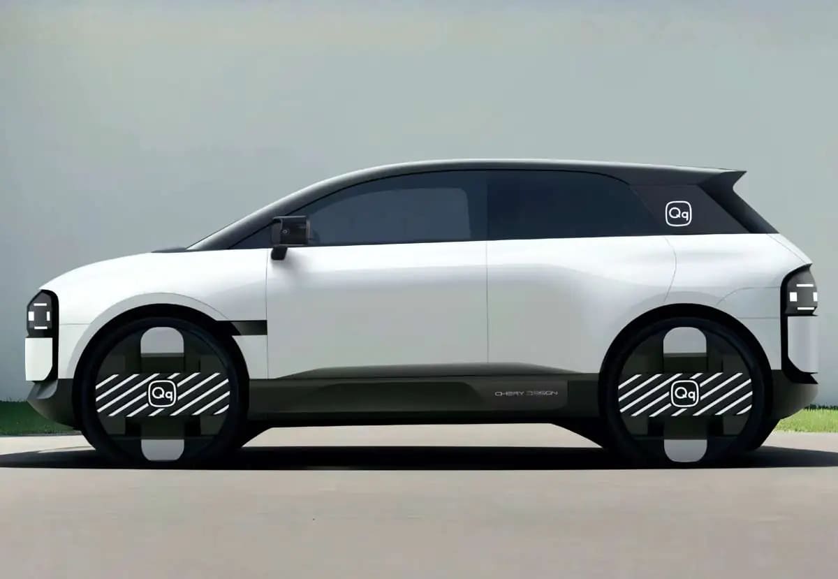 Chery QQ Concept: El regreso ahora como eléctrico y futurista 2 Chery QQ Concept lateral