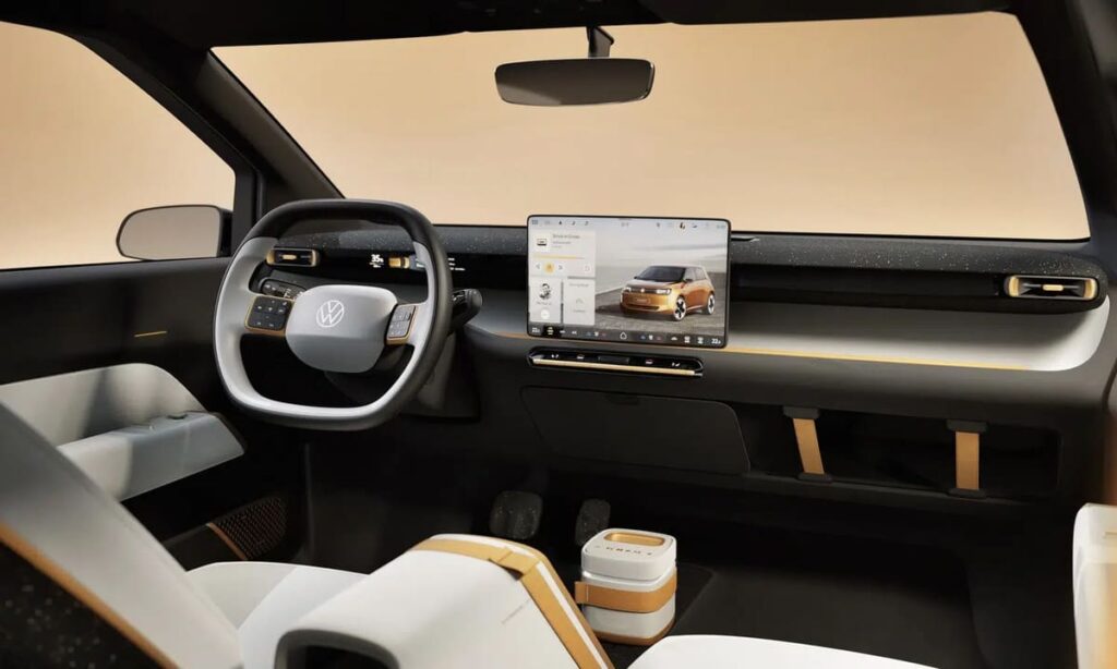 El Volkswagen ID.1 será producido en Portugal 4 Volkswagen ID.Every1 interior