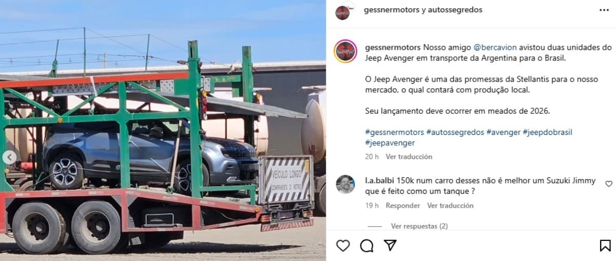 Jeep Avenger: Ya está en la región y se encienden las alarmas en el segmento B-SUV 2 Jeep Avenger en la región