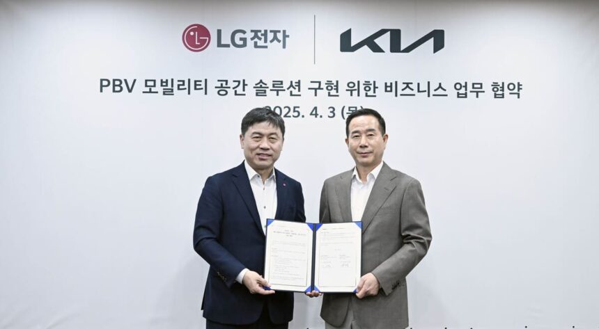 Kia y LG transforman la movilidad con sus innovadores PBV