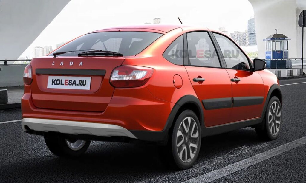 Lada Granta Cross Liftback: El Regreso Aventurero de un Clásico Renovado 4 Nuevo Lada Granta Cross liftback render by Kolesa