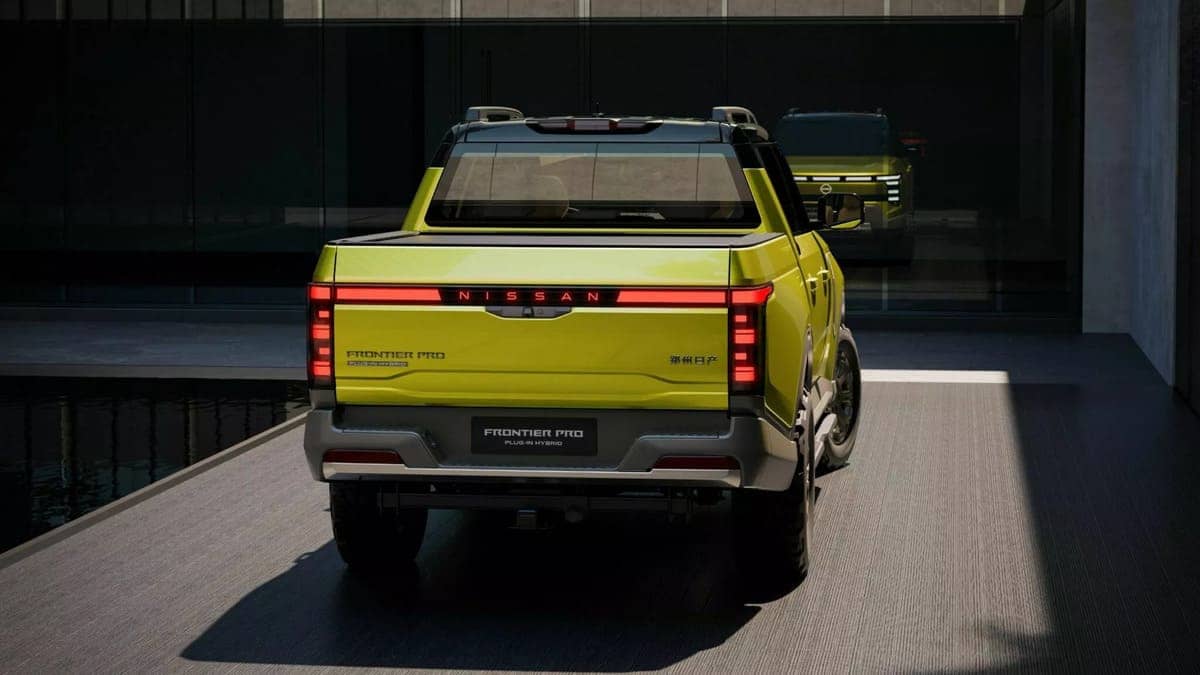 Nissan Frontier Pro híbrida enchufable: La Nueva Pick-up se presentó en China 5 Nueva Nissan Frontier Pro híbrida enchufable