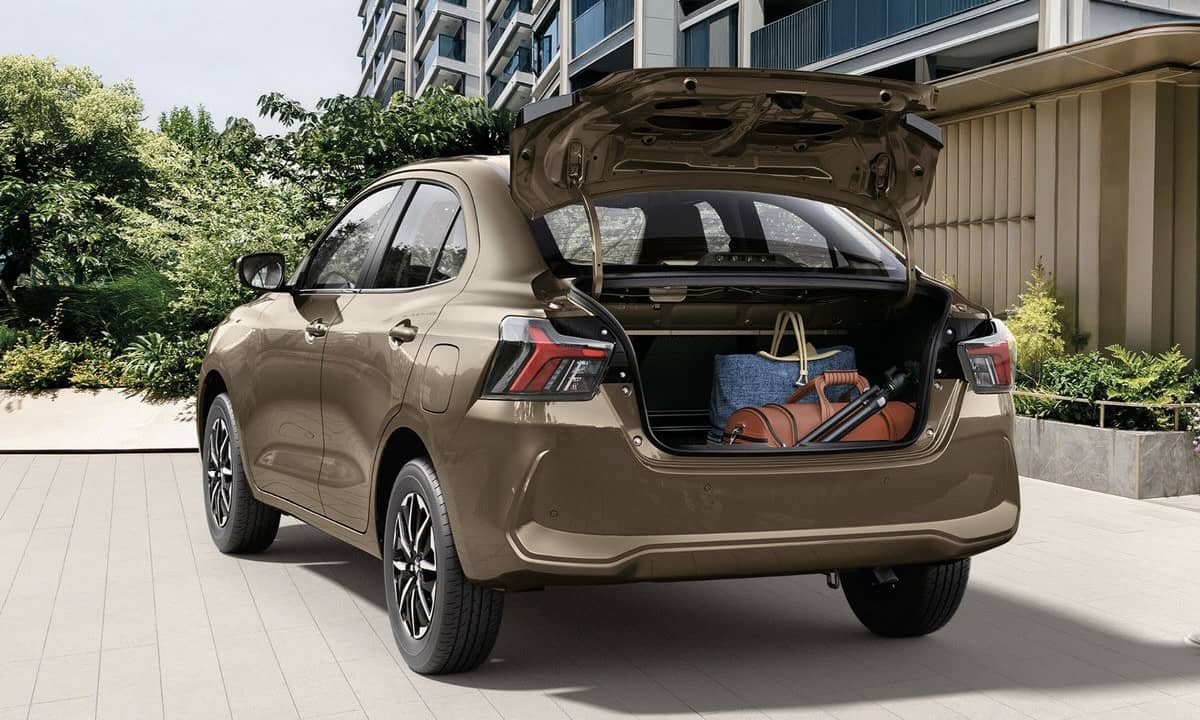 Nuevo Suzuki Dzire 2026: El sedán compacto que quiere conquistar el mundo 6 Nuevo Suzuki Dzire 2026 maletero