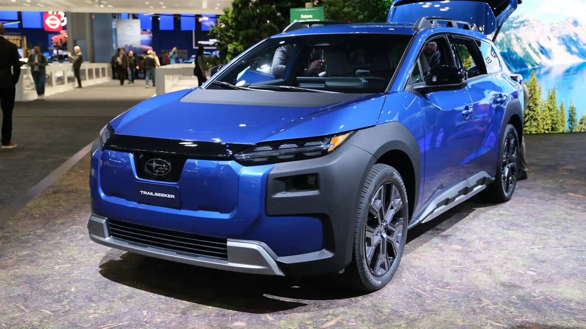 Subaru Trailseeker: El Nuevo SUV Eléctrico presentado en el Salón del Automóvil de Nueva York 3 Subaru Trailseeker frente