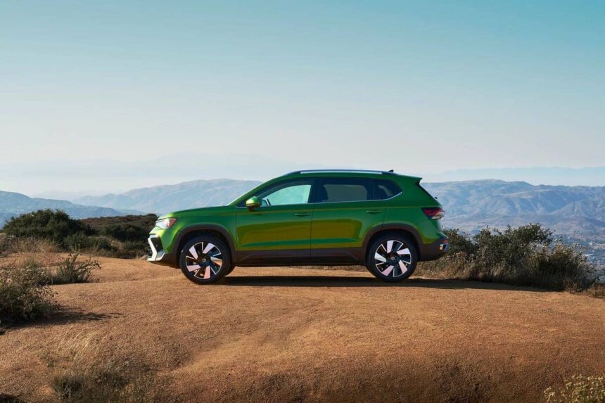 Volkswagen Taos 2025 con caja automática de 8 velocidades solo en Brasil