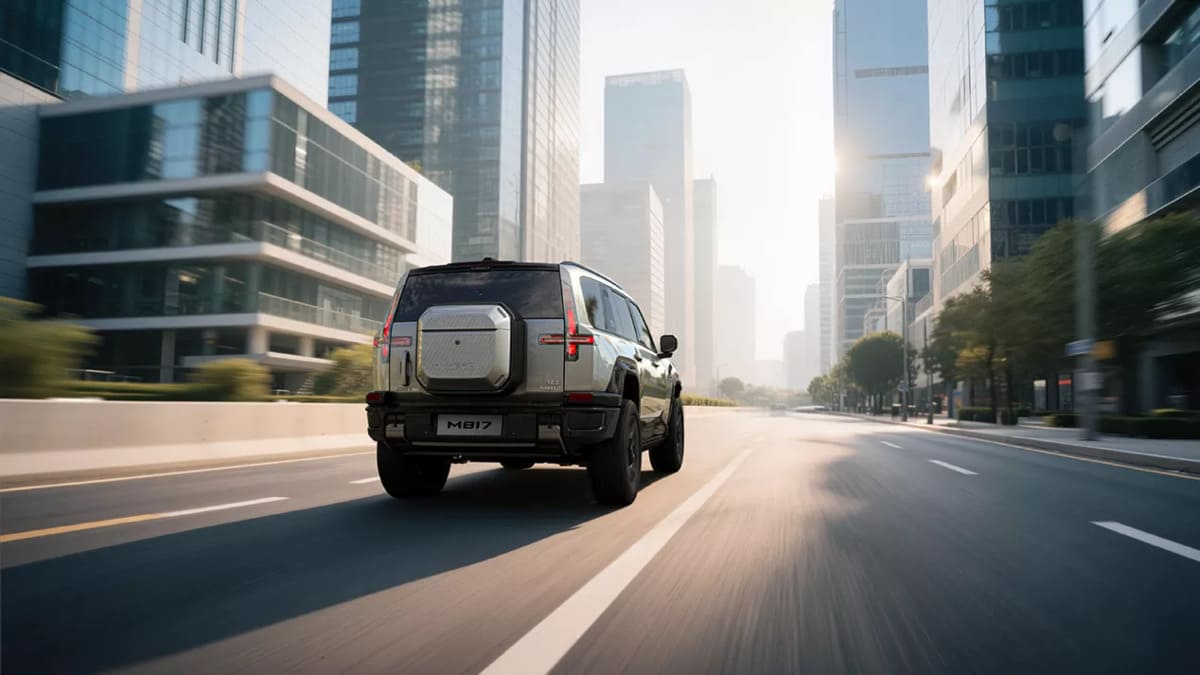 Dongfeng Warrior M817: el nuevo SUV híbrido enchufable de 700 caballos que sacude el mercado chino 2 Dongfeng M Hero Warrior M817 0002