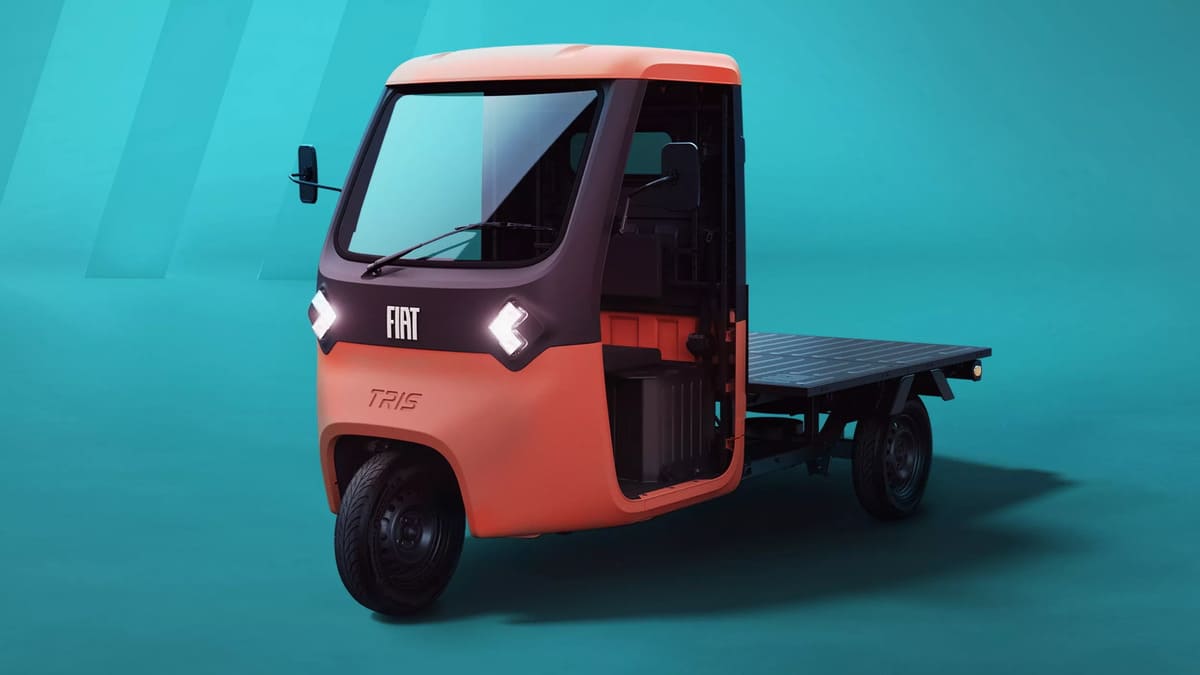 Fiat TRIS: La pick-up eléctrica ultraligera que redefine la última milla 2 Fiat TRIS 002