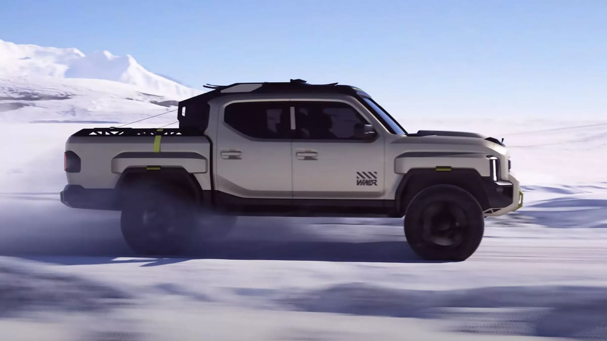 Kia Tasman: El Pickup Que Nadie Esperaba También Híbrida Sorprenderá a Todos 2 Kia Tasman Weekender Híbrida lateral