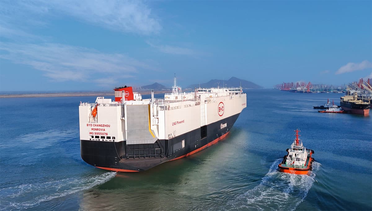 MG supera a BYD con el barco más grande del mundo para transporte de vehículos 3 BYD segundo barco Ro-Ro
