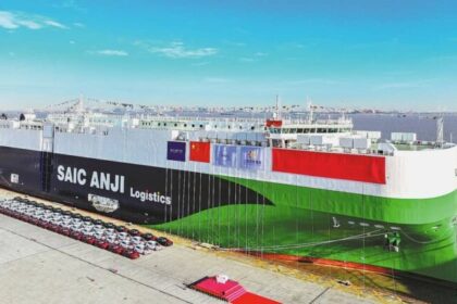 MG vence a BYD con el mayor barco del mundo para transporte de vehículos