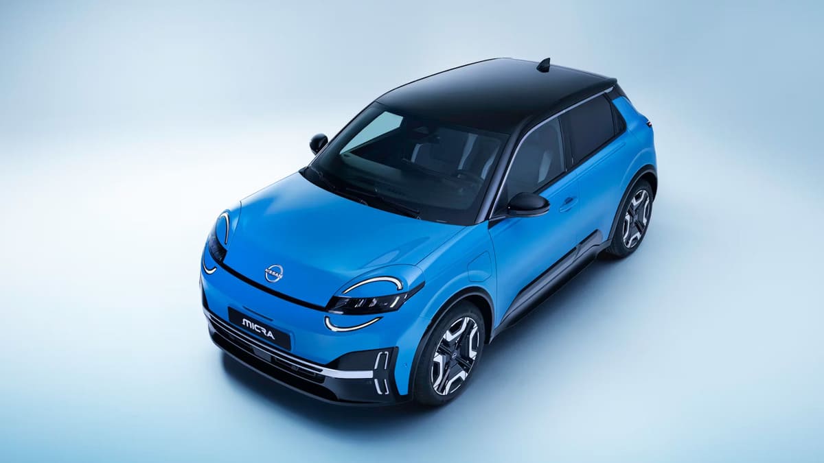 Así es el Nissan Micra 2026: El eléctrico japonés que desafía al Renault 5 7 Nissan Micra 2026 desde arriba