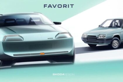 Skoda Favorit: el regreso del mítico modelo checo ahora en versión eléctrica