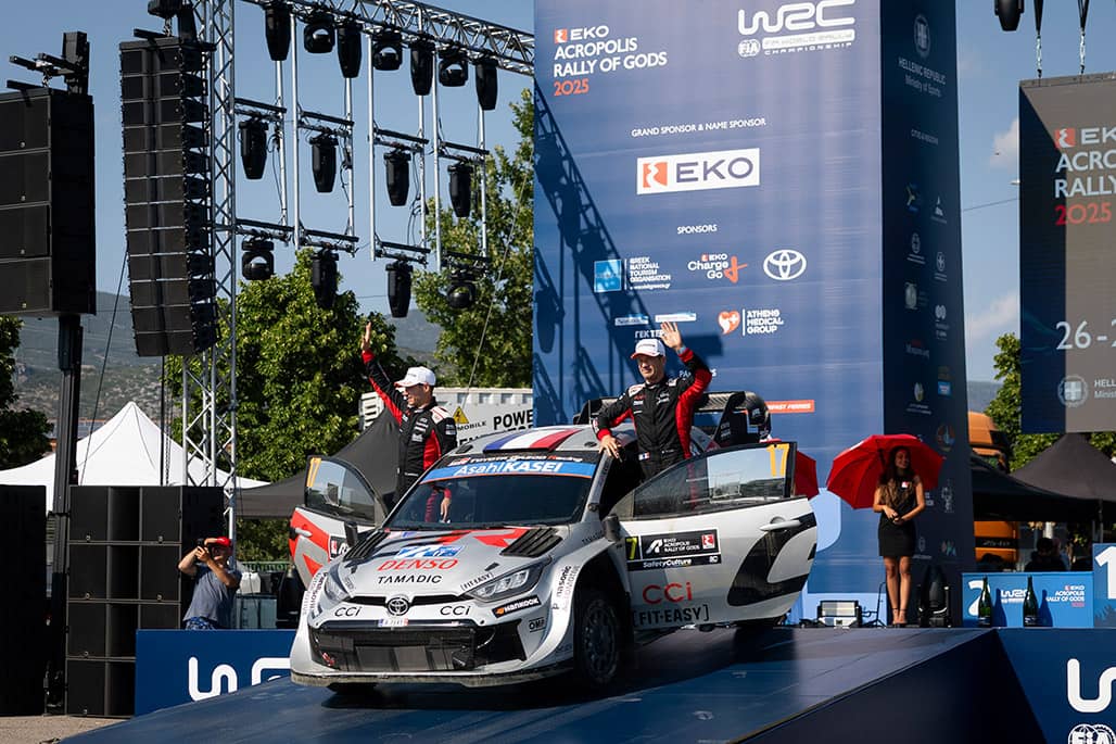 Toyota Gazoo Racing destaca en el Rally Acrópolis 2025 4 Rally Grecia