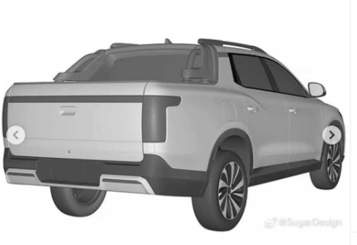 Se filtró el diseño de la nueva BYD pick up compacta: desafiará a Toro y Maverick 3 BYD pick up compacta filtracion 001